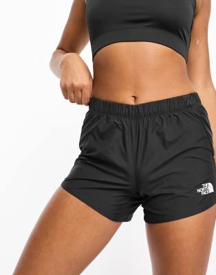 The North Face Training - Mountain Athletic - Shorts aus schwarzem Webstoff mit hohem Bund