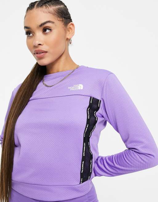 The North Face Training Mountain Athletic sweatshirt in purple | ASOS
