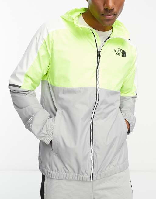 The North Face Training Mountain Athletic Veste coupe vent capuche Jaune et gris