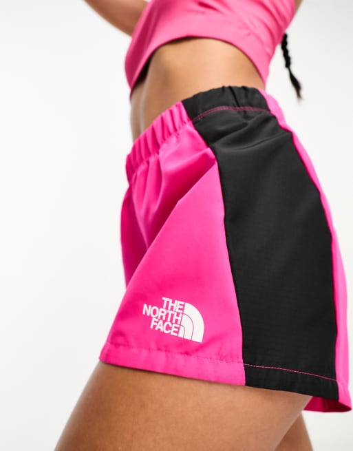 Pink north sale face shorts