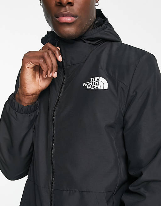 The North Face Training Mountain Athletics FlashDry wind jacket in black