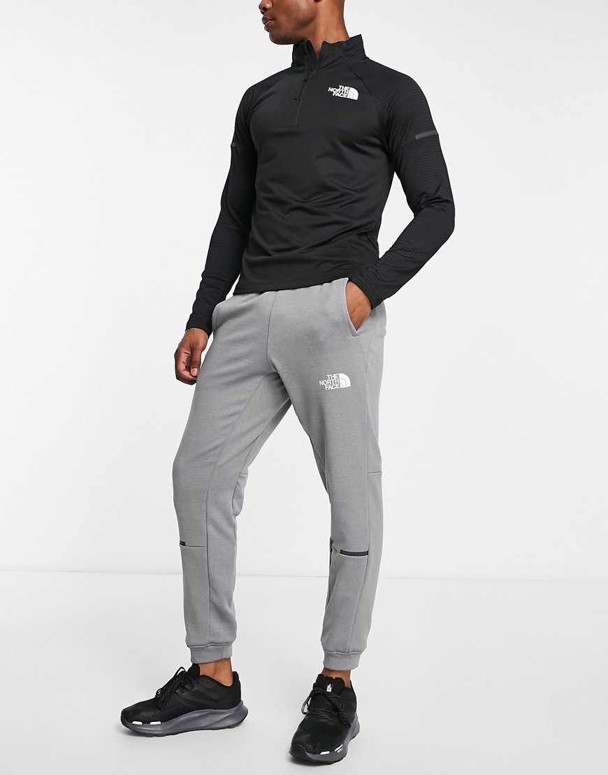 The North Face Training Mountain Athletics fleece sweatpants in gray