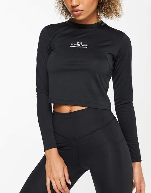 Black long sleeve hot sale north face top