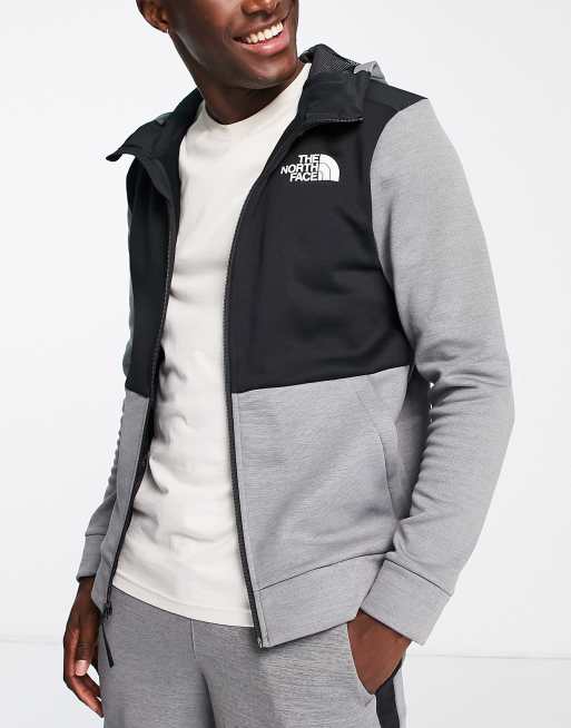 The North Face Training Mountain Athletics zip up fleece hoodie in