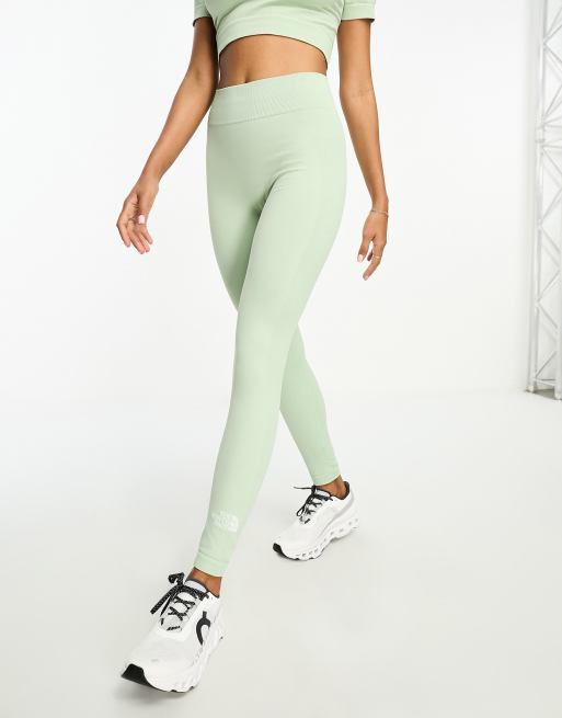 The North Face - Training - Naadloze legging met hoge taille in saliegroen