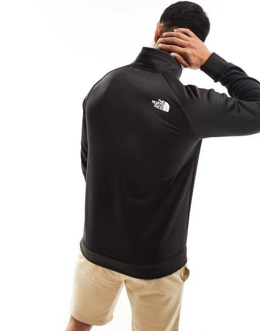 The North Face - Training - Reaxion - Fleece met 1/4 rits in zwart, 4 van 4