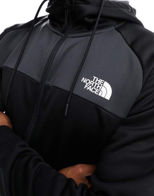 The North Face – Training Reaxion – Kapuzenpullover aus Fleece in Schwarz mit Reißverschluss, 2 von 4