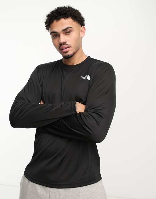 The North Face - Training - Reaxion - Langærmet sort T-shirt