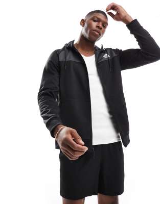 The North Face Training - Reaxion - Sweat à capuche entièrement zippé à logo - Noir