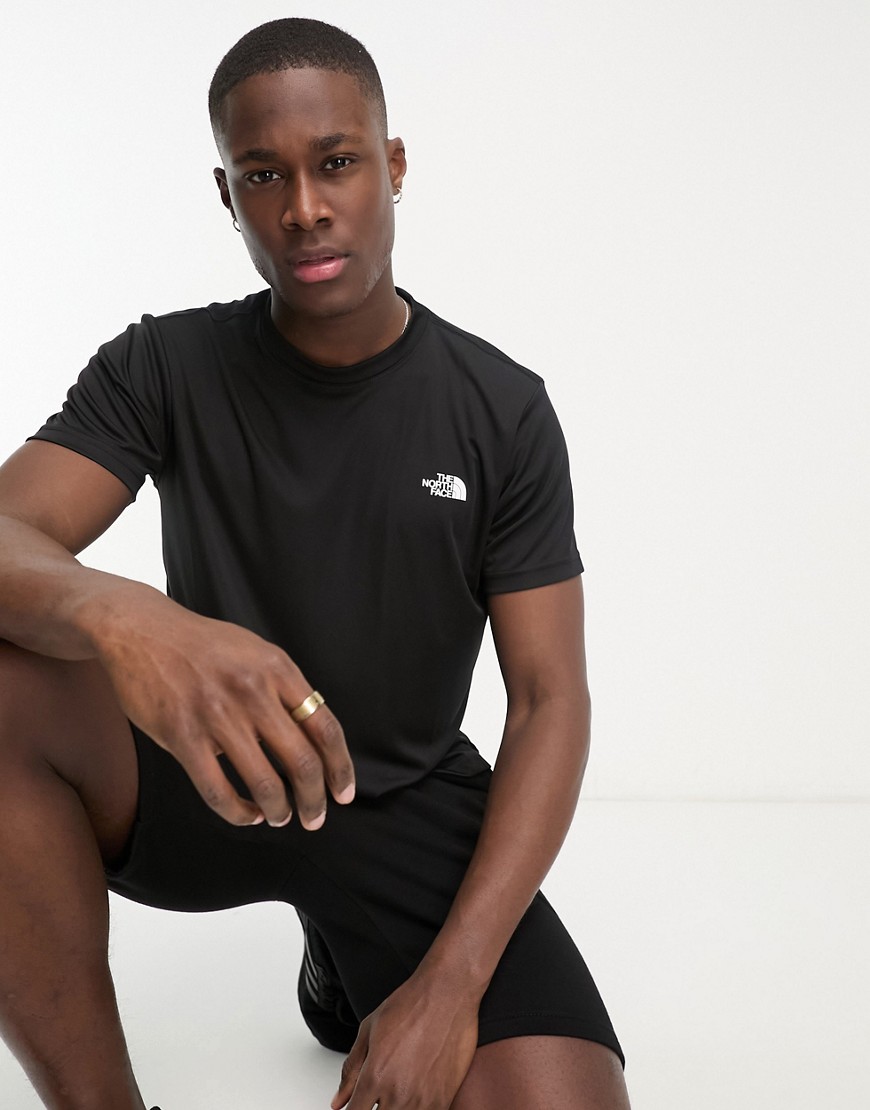 The North Face Training Reaxion t-shirt in black