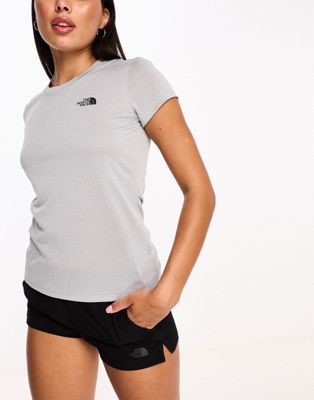 The North Face Training Reaxion t-shirt in grey