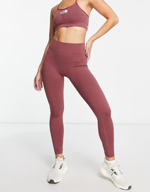 The North Face Training seamless high waist leggings in pink Exclusive at  ASOS