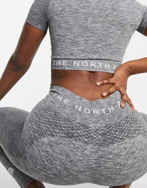 The North Face Training Seamless leggings in grey Exclusive at ASOS, 2 of 4