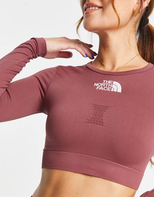 north face long sleeve top womens