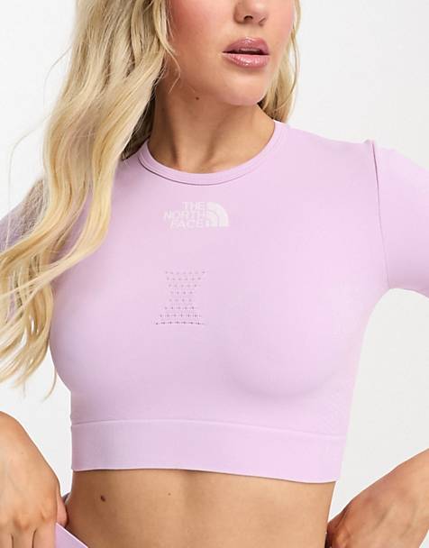The North Face Training Seamless short sleeve top in lilac