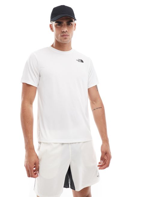 The North Face – Träning 24/7 – Vit t-shirt med logga