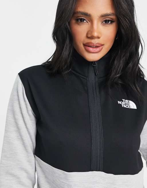 The North Face – Träning – Mountain Athletic – Grå fleece med 1/4-lång dragkedja, 4 av 4