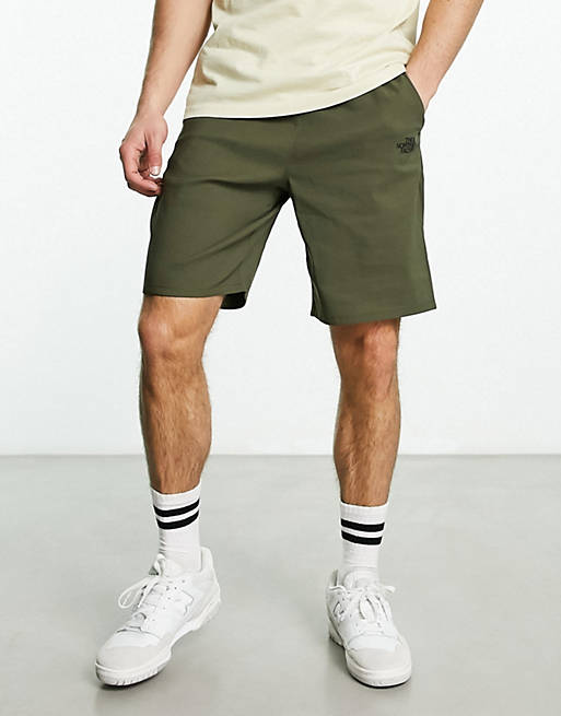 The North Face Travel woven shorts in khaki | ASOS