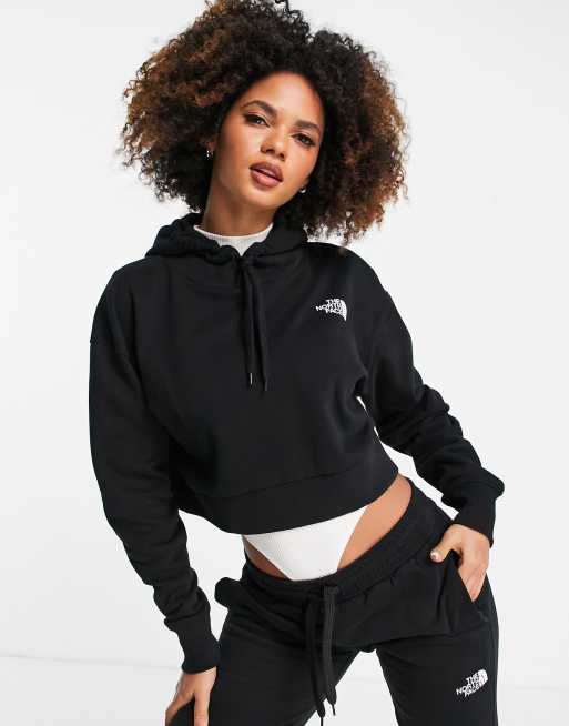 Fleece 2024 crop hoodie