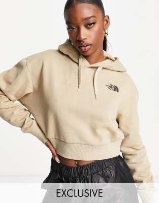 The North Face Trend cropped hoodie in beige Exclusive at ASOS ASOS