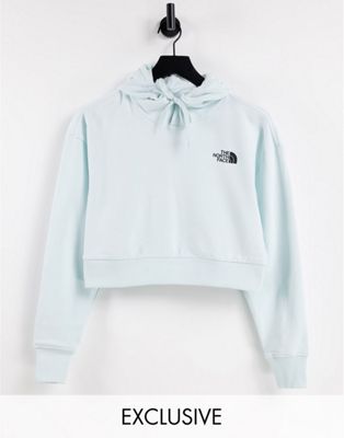 The North Face Trend cropped hoodie in blue Exclusive at ASOS - ASOS Price Checker