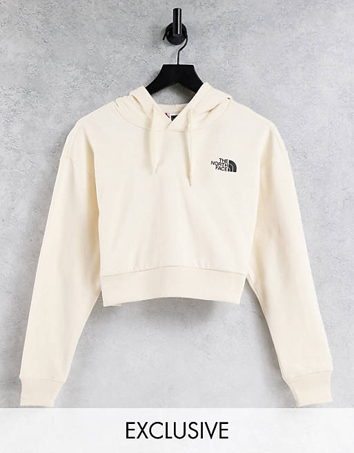  The North Face Trend cropped hoodie in cream Exclusive at  