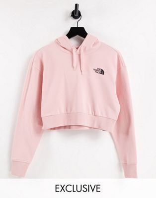 The North Face Trend cropped hoodie in pink Exclusive at ASOS - ASOS Price Checker