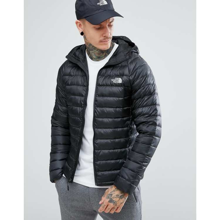 North Face Trevail Hooded Lightweight Jacket in Black | ASOS