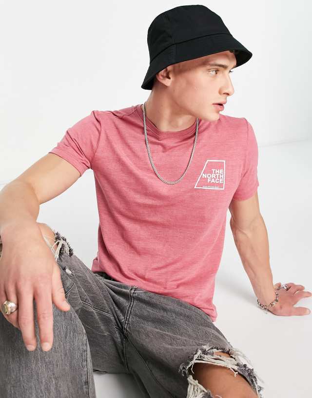 The North Face Tri-Blend T-shirt in pink