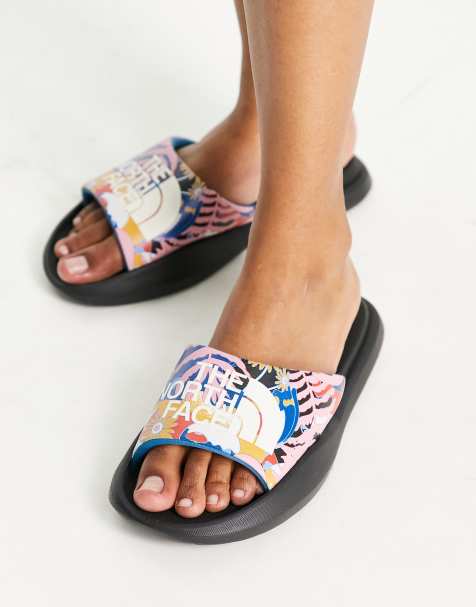 ASOS DESIGN Fateful chunky flip flop sandals in black - ShopStyle