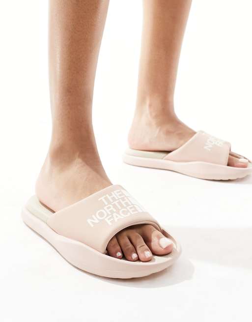 The North Face Triarch slides in pink ASOS