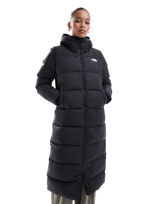 The North Face Triple C logo puffer parka jacket in black, 3 of 4