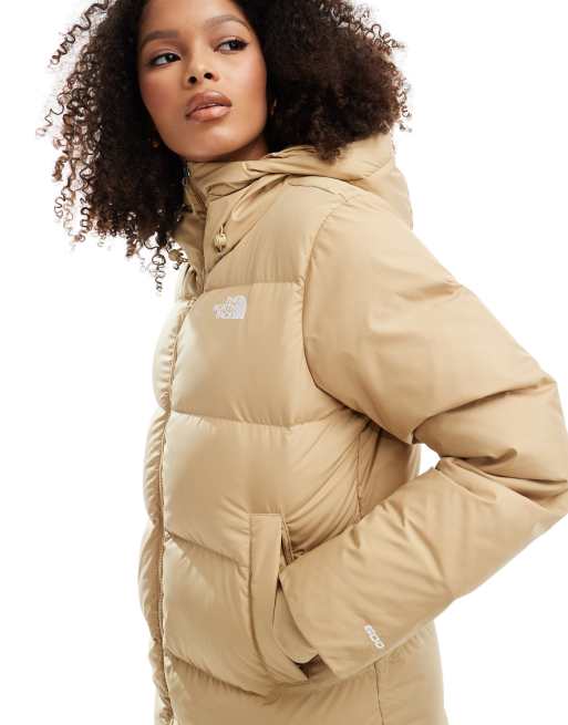 The North Face Triple c parka jacket in beige ASOS