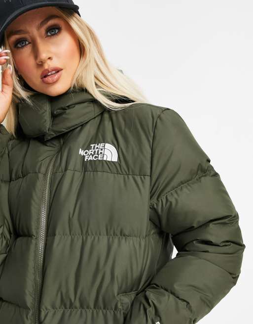 North face store women's coat green