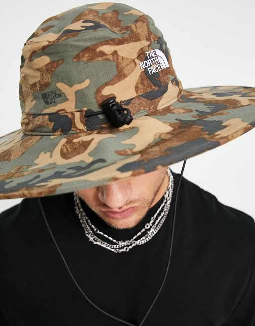 Camo north face on sale hat