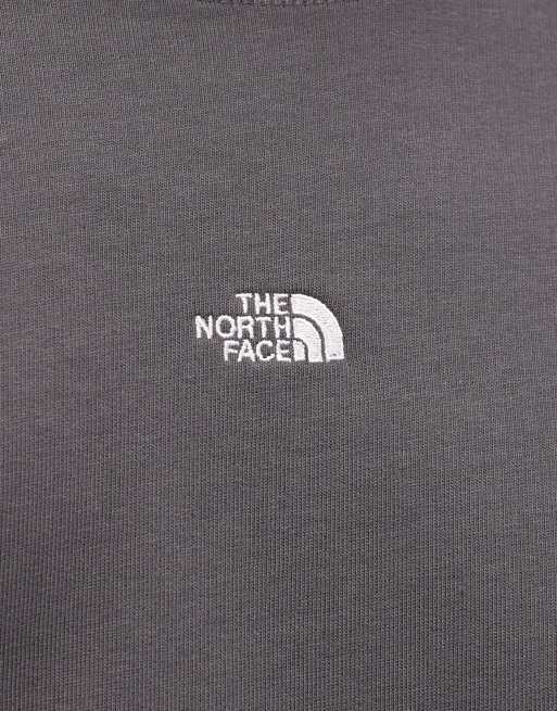 The North Face – U Essential – Leichtes in Anthrazitgrau mit Rundhalsausschnitt, 3 von 5