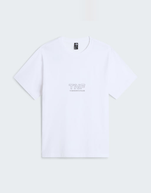 The North Face U Zumu 2.0 t-shirt ample à manches courtes en blanc TNF, 3 de 4