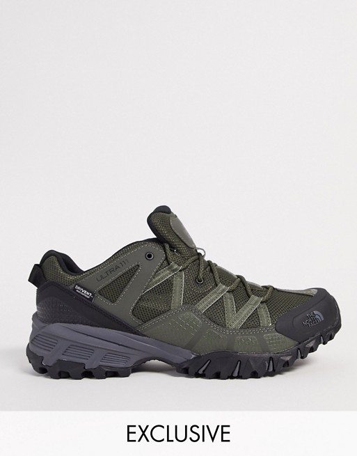 The North Face Ultra 111 trainers in green/black