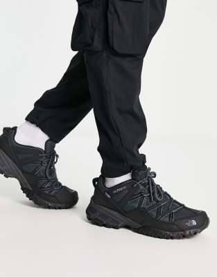 THE NORTH FACE ULTRA 111 WP SNEAKERS IN BLACK AND CHARCOAL