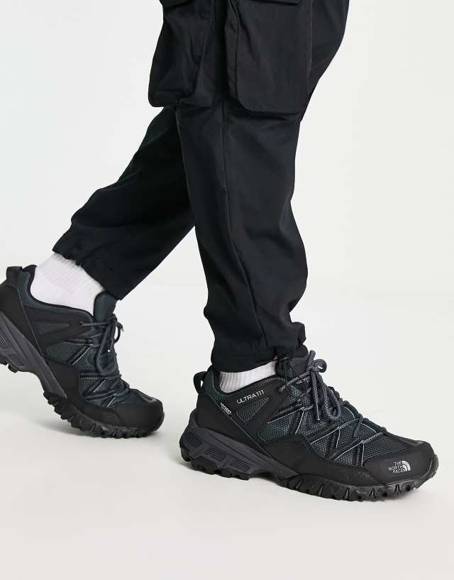 The North Face Ultra 111 WP sneakers in black and charcoal