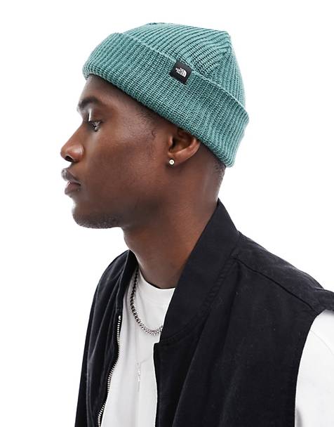 The North Face Urban Switch beanie in sage green