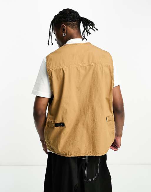 The North Face utility vest in brown | ASOS The North Face utility vest in brown | ASOS