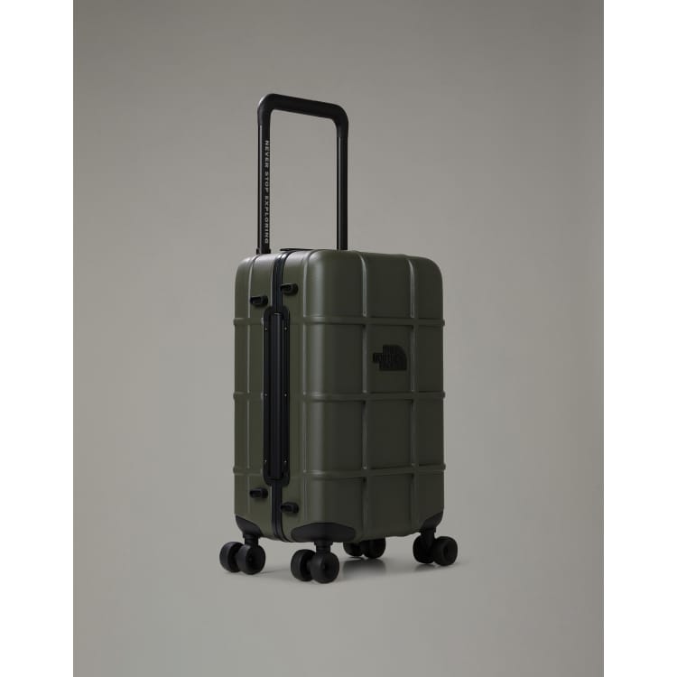 The North Face Valise étanche à roulettes Noir et vert ASOS