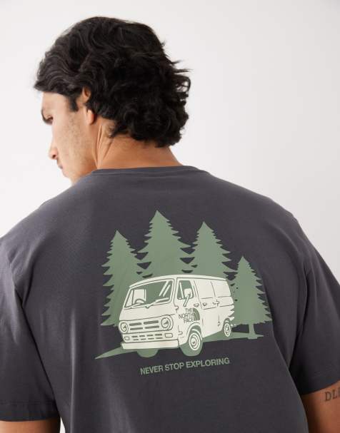 The North Face Van Life graphic T-shirt in washed black - view 1
