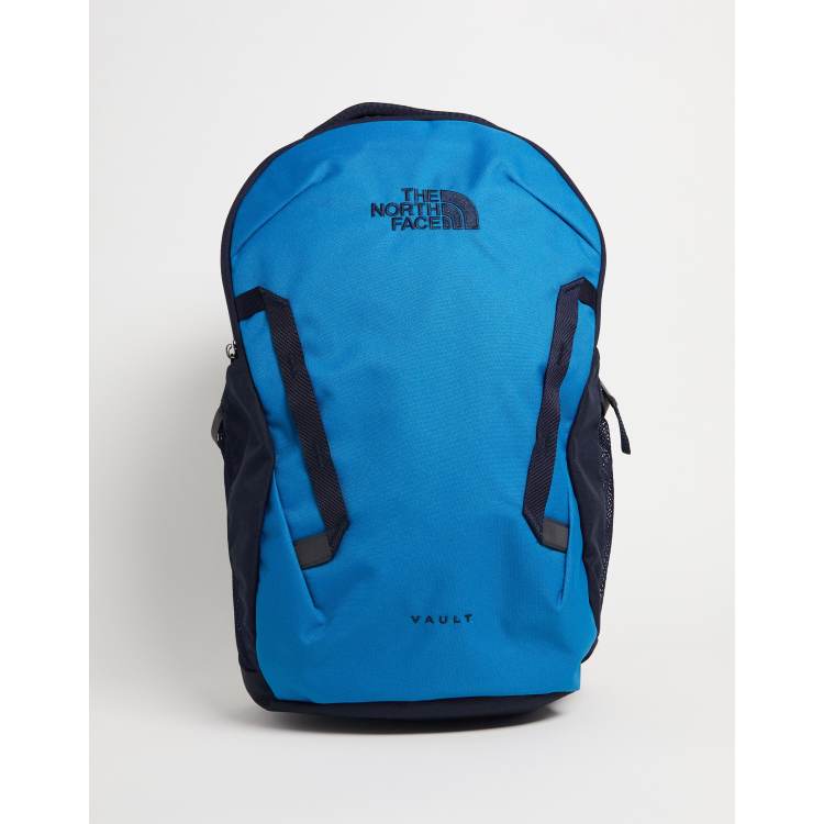 north face blue vault backpack Pack stands on its own for easy loading and unloading The North Face Vault Backpack