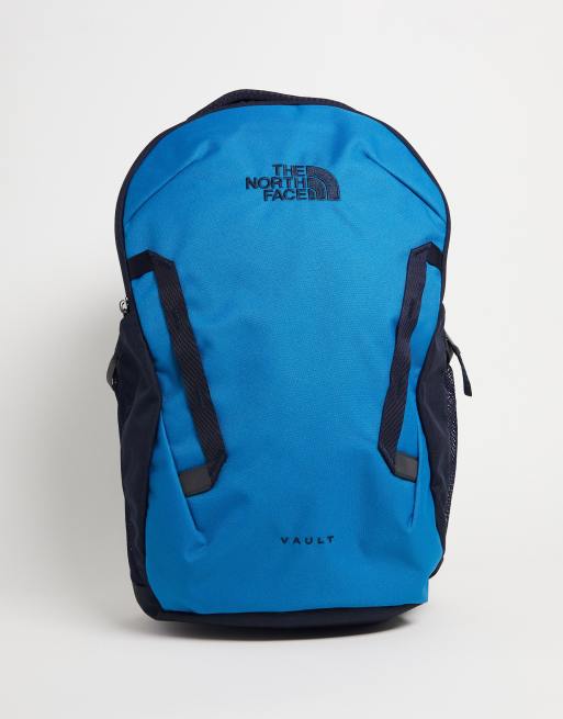 North face vault store backpack blue