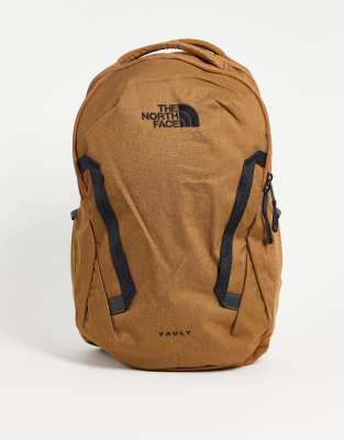 brown north face backpack