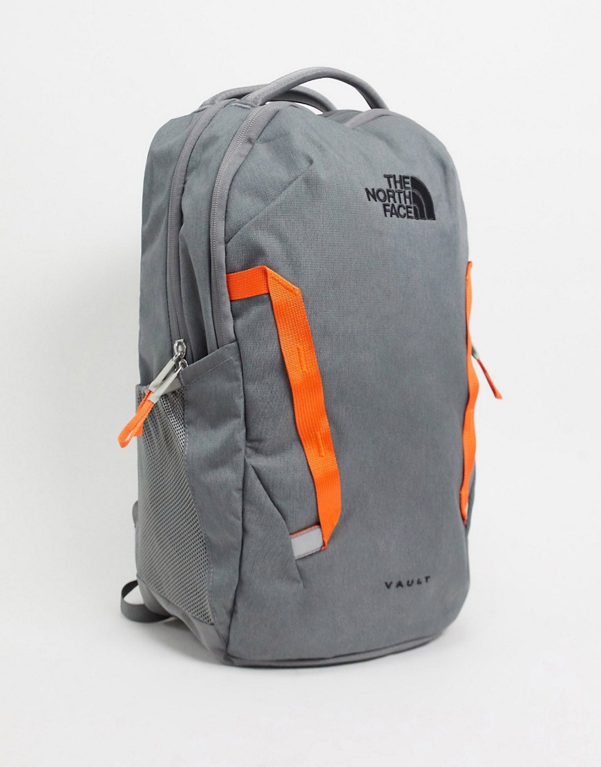 The North Face vault backpack in gray-grey