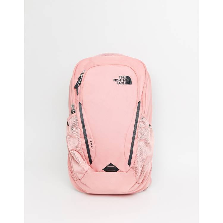 Pink north face cheap backpack