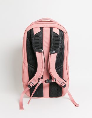 north face light pink backpack